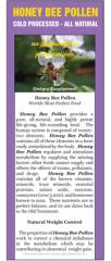 Honey Bee Pollen Cards (50 qty)